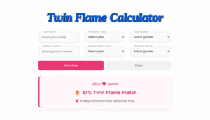 Twin Flame Calculator – Discover Your Spiritual Love Connection